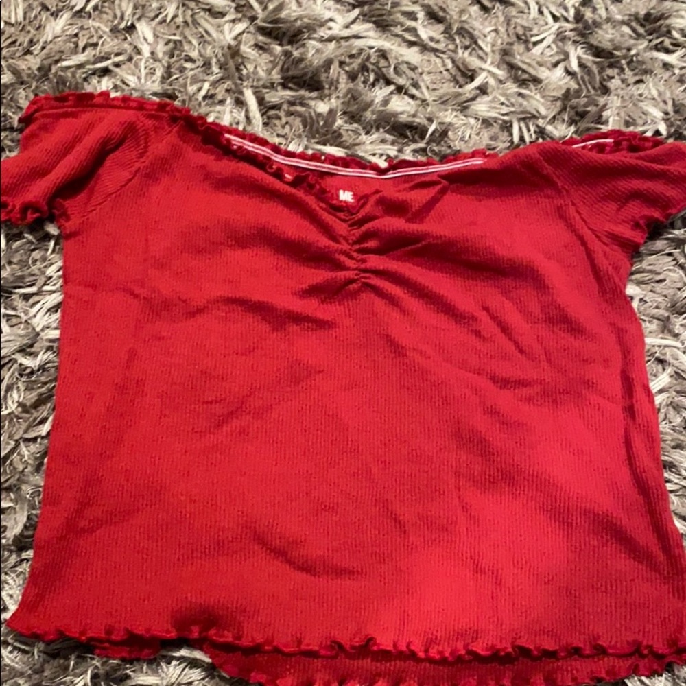 red t shirt
